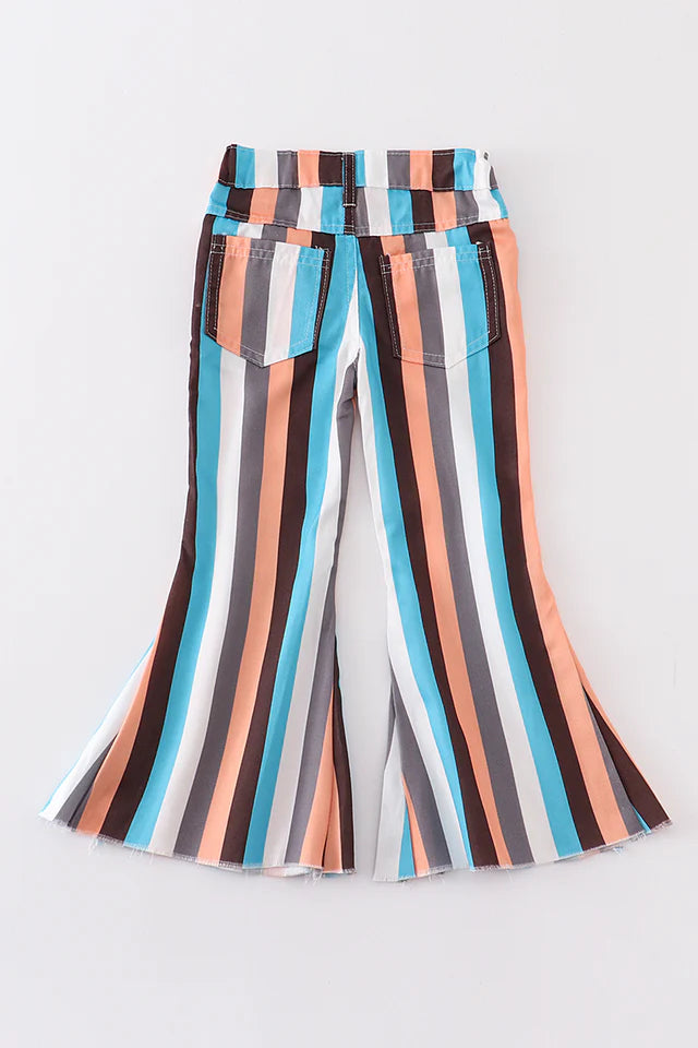 Multi Striped Bell Jean