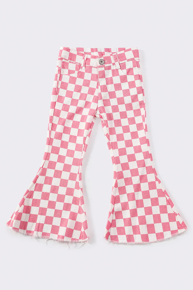 Pink Checkered Bell