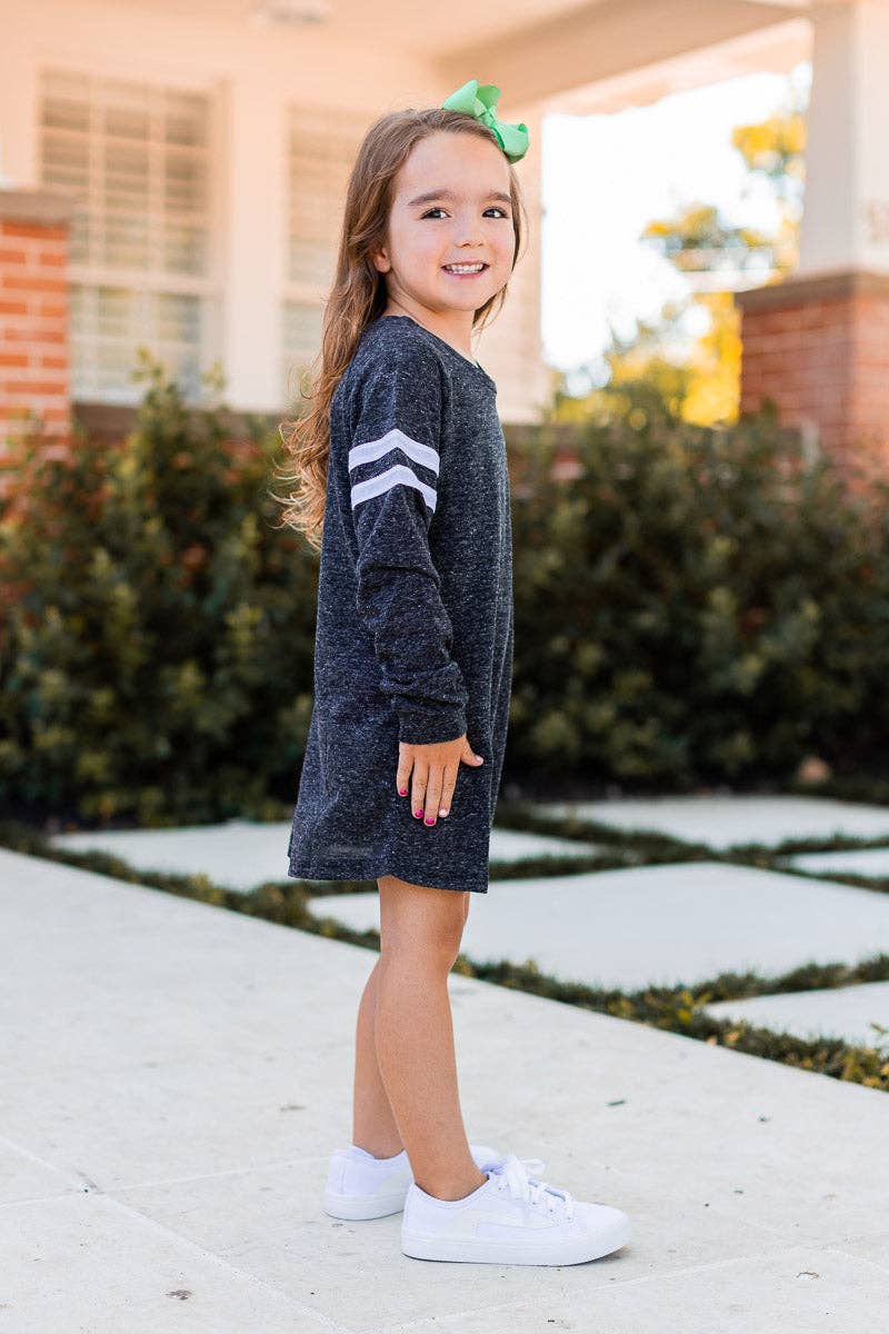 Charcoal Varsity Dress