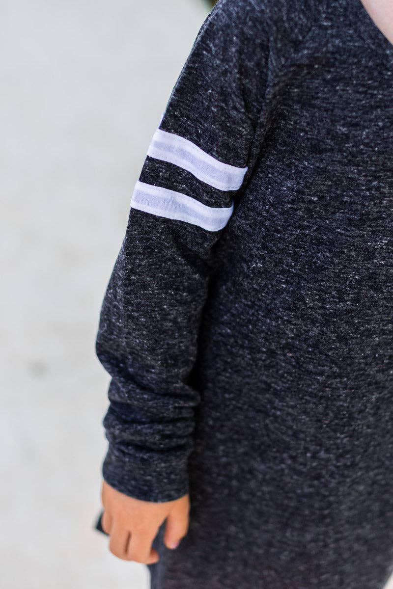 Charcoal Varsity Dress