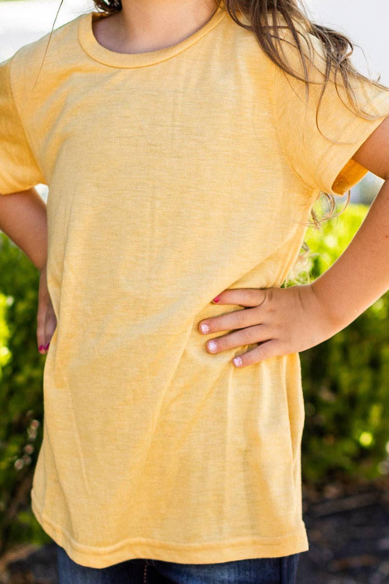Girls' Mustard Tee