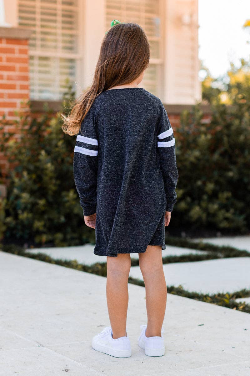 Charcoal Varsity Dress