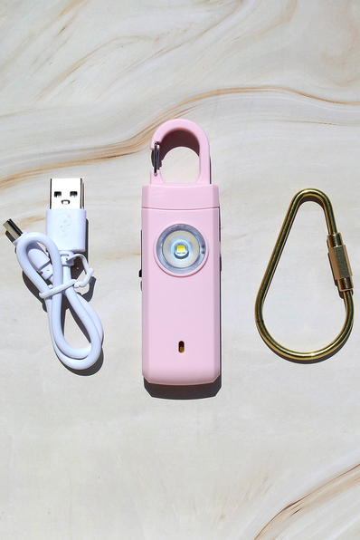 Rechargeable Safety Alarm and Flashlight