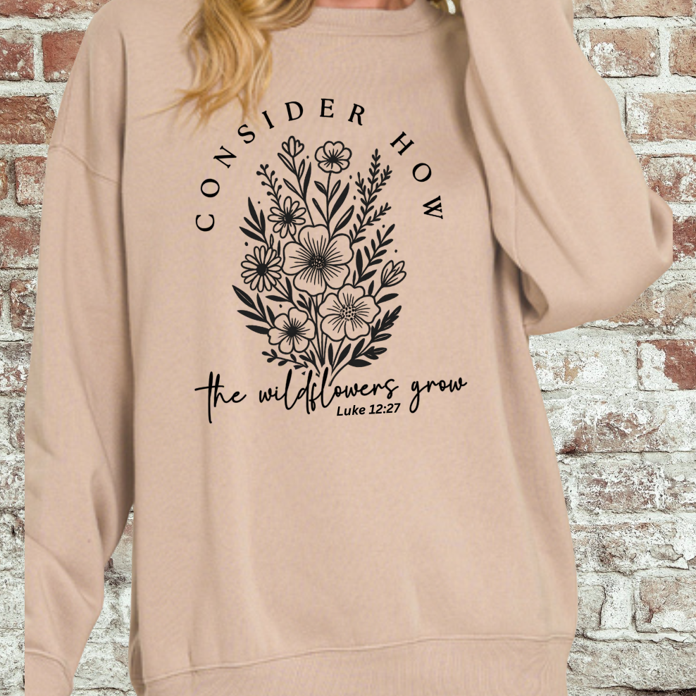 Consider the Flowers Sweatshirt