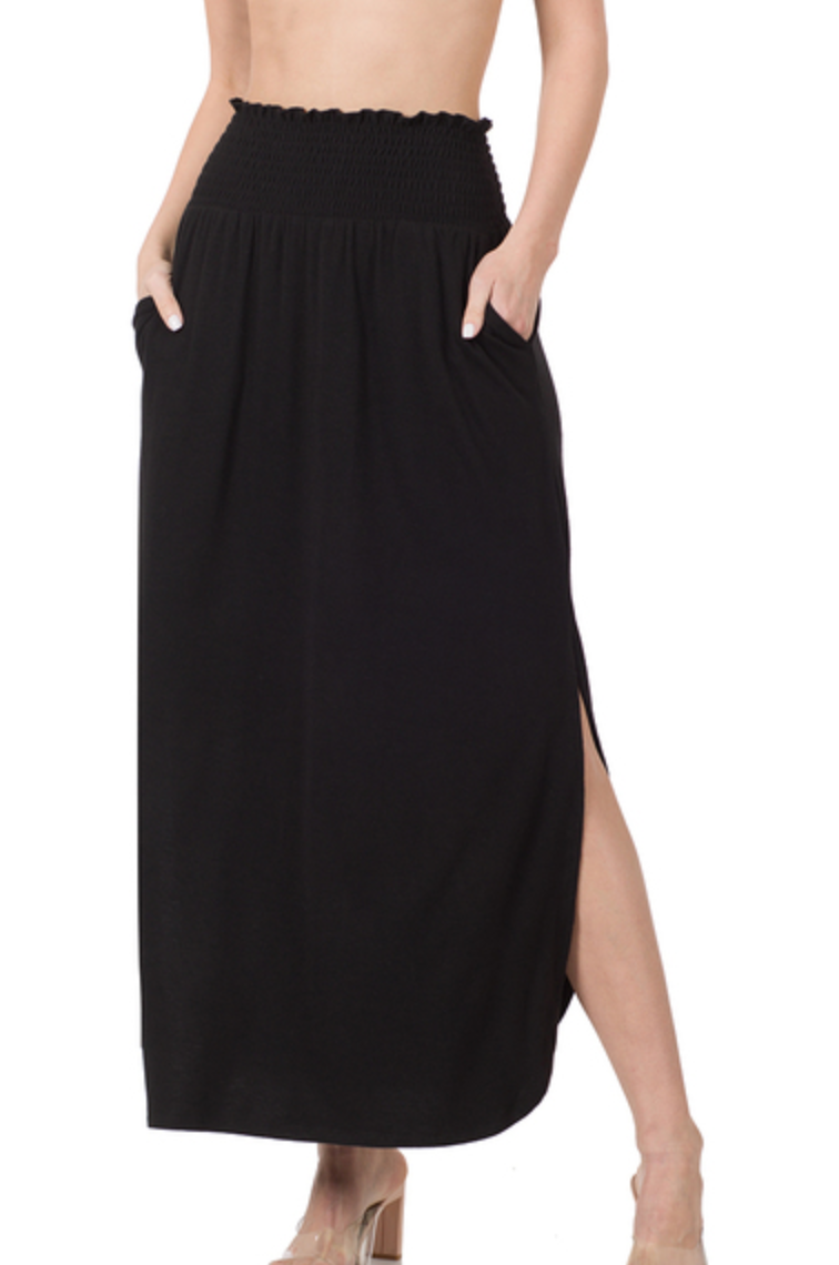 Black Maxi Skirt