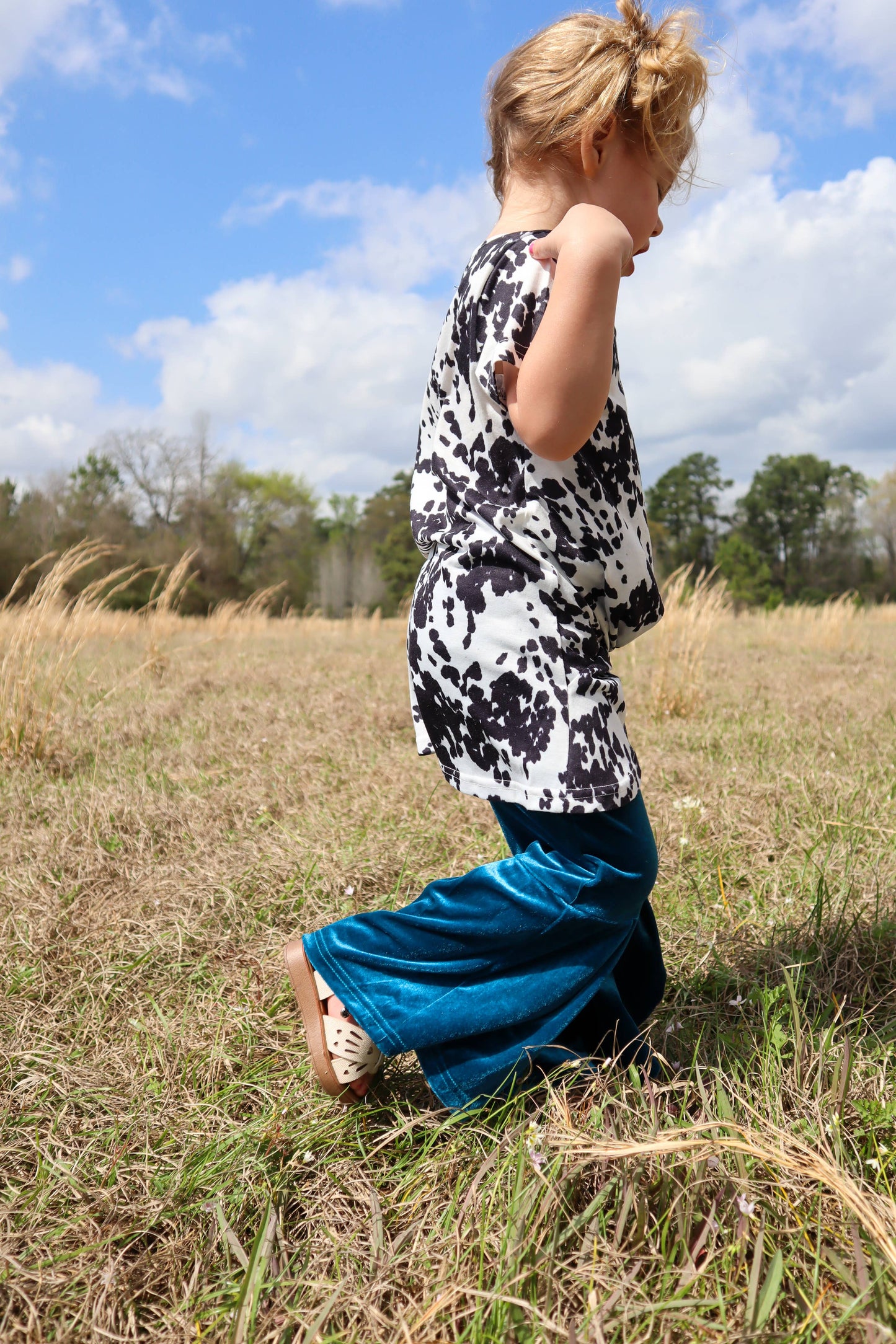 Velvet Kids Bell Bottom Pants - 4 Colors