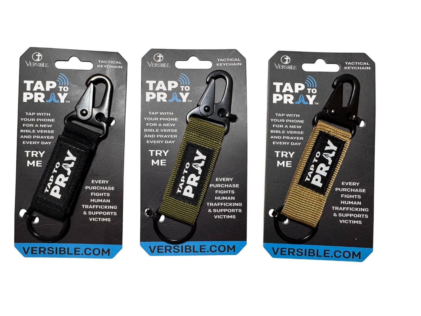 Tap To Pray™ - Carabiner Keychain