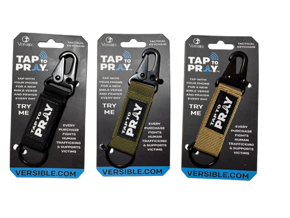 Tap To Pray™ - Carabiner Keychain
