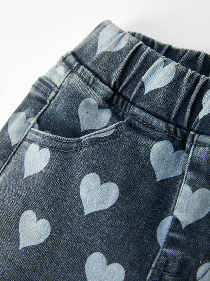 Kids Heart Denim Bells
