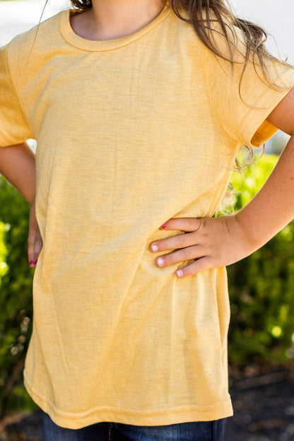 Girls' Mustard Tee