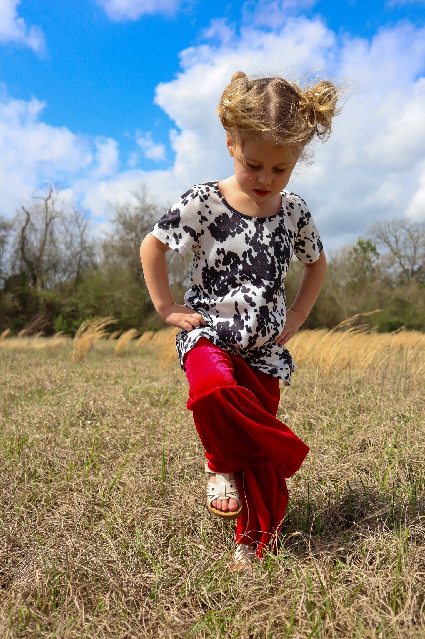 Velvet Kids Bell Bottom Pants - 4 Colors