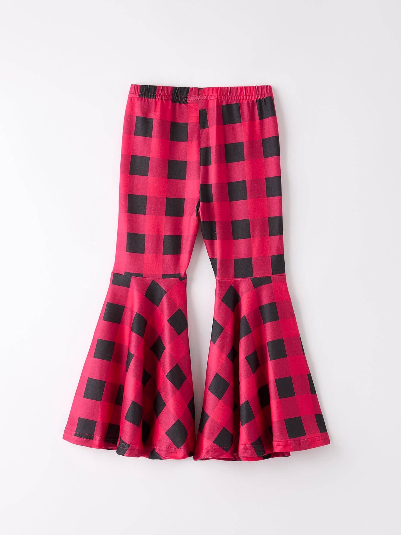 Buffalo Plaid Bell-Bottoms