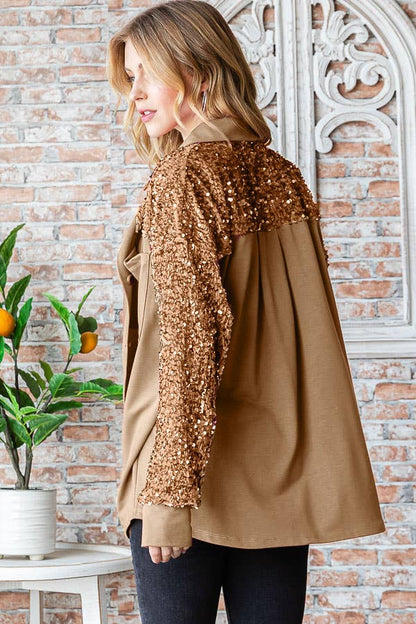 Sequin Women's Shacket