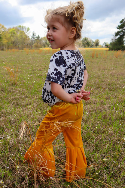 Velvet Kids Bell Bottom Pants - 4 Colors