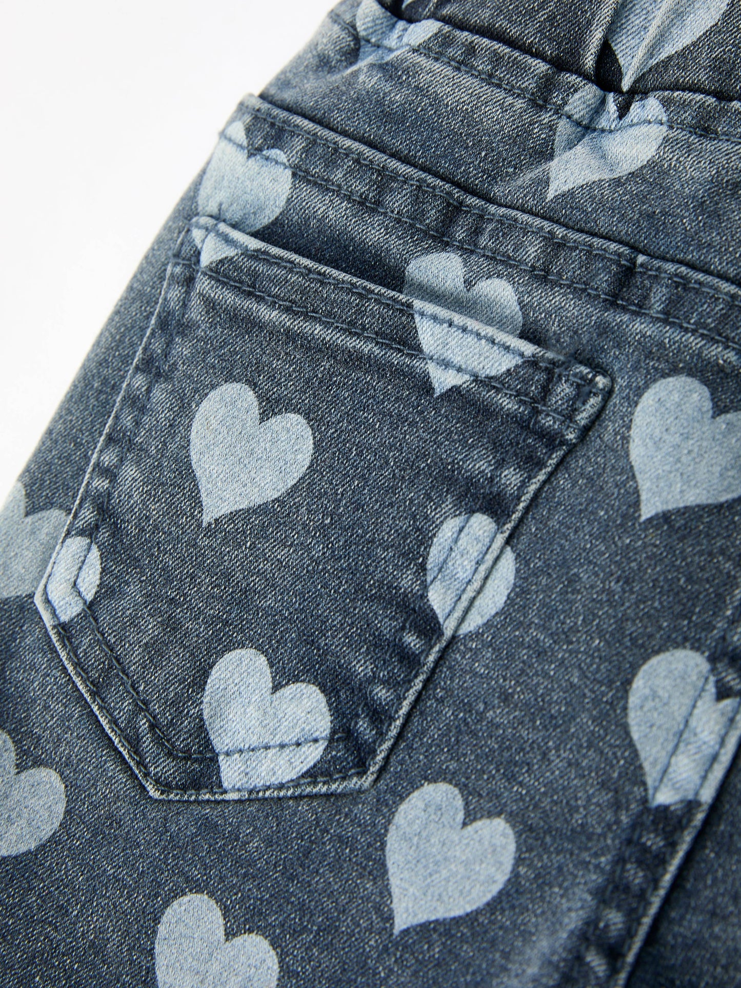 Kids Heart Denim Bells