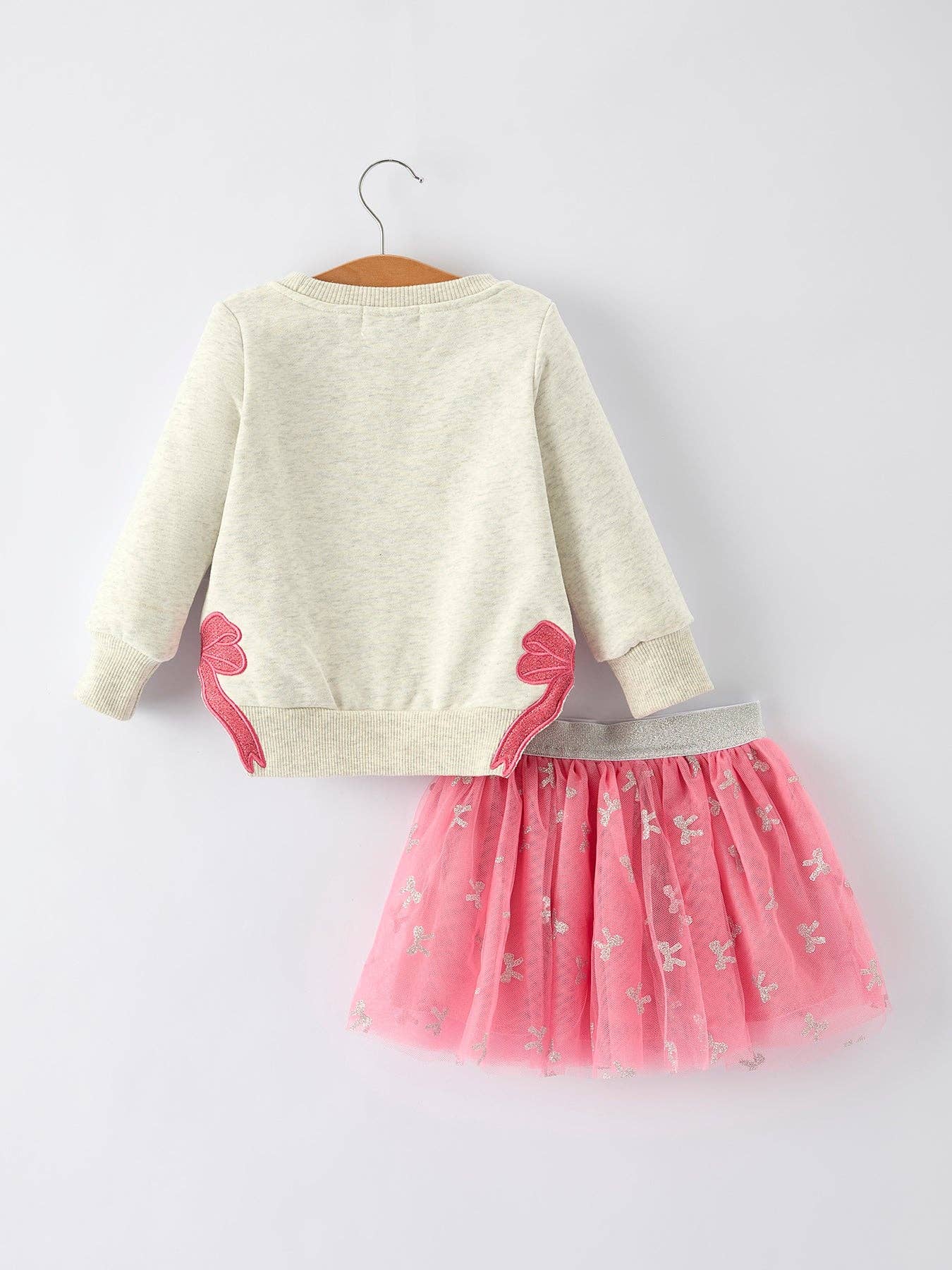 Girls Faith Sweatshirt and Skirt Set