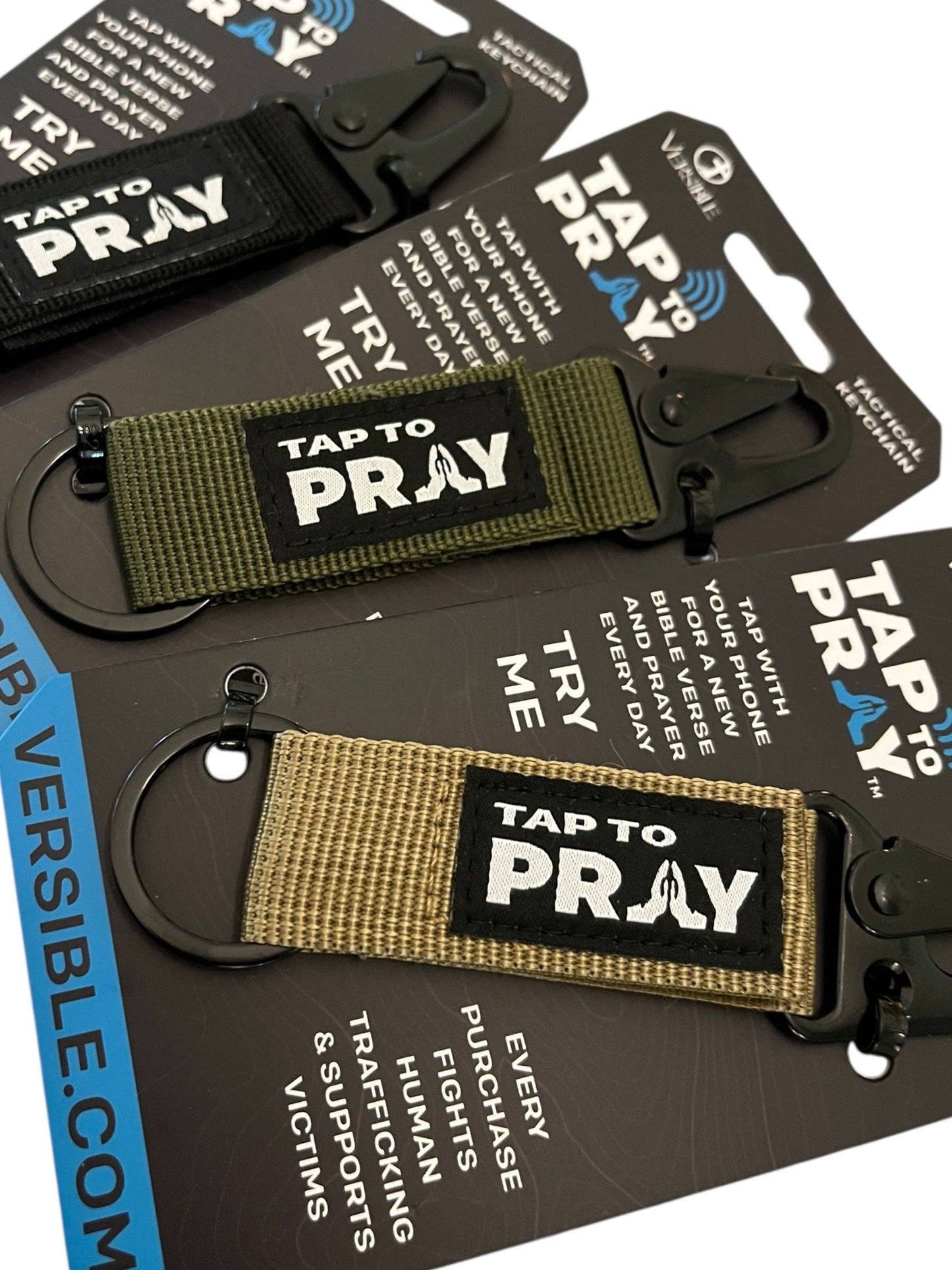 Tap To Pray™ - Carabiner Keychain