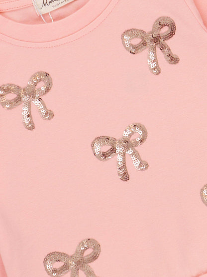 Sparkle Bow Tulle Skirt Outfit