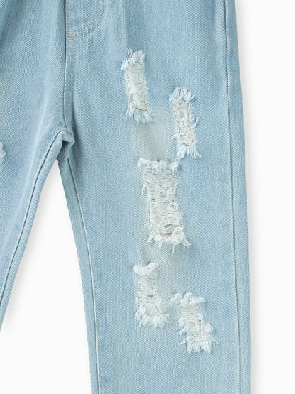 Light Ripped Denim Jeans