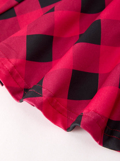 Buffalo Plaid Bell-Bottoms