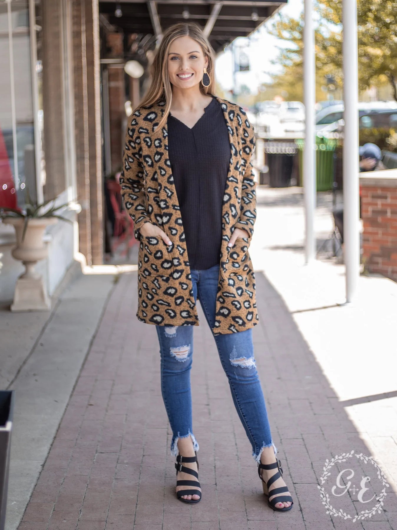 Leopard Sweater Cardi
