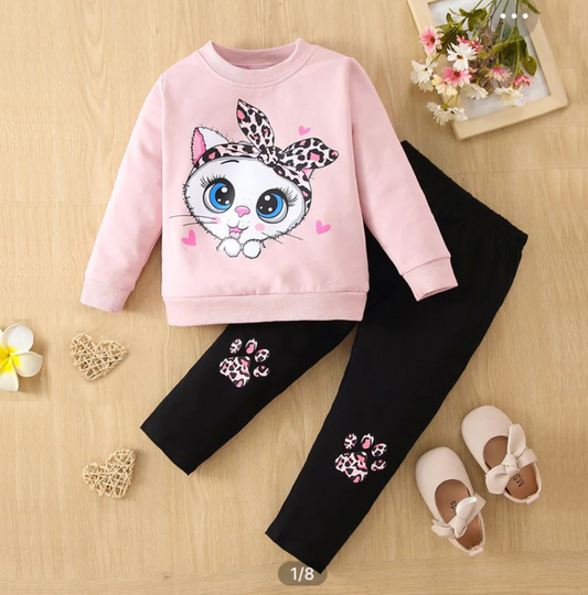 Pink Cat Outfit