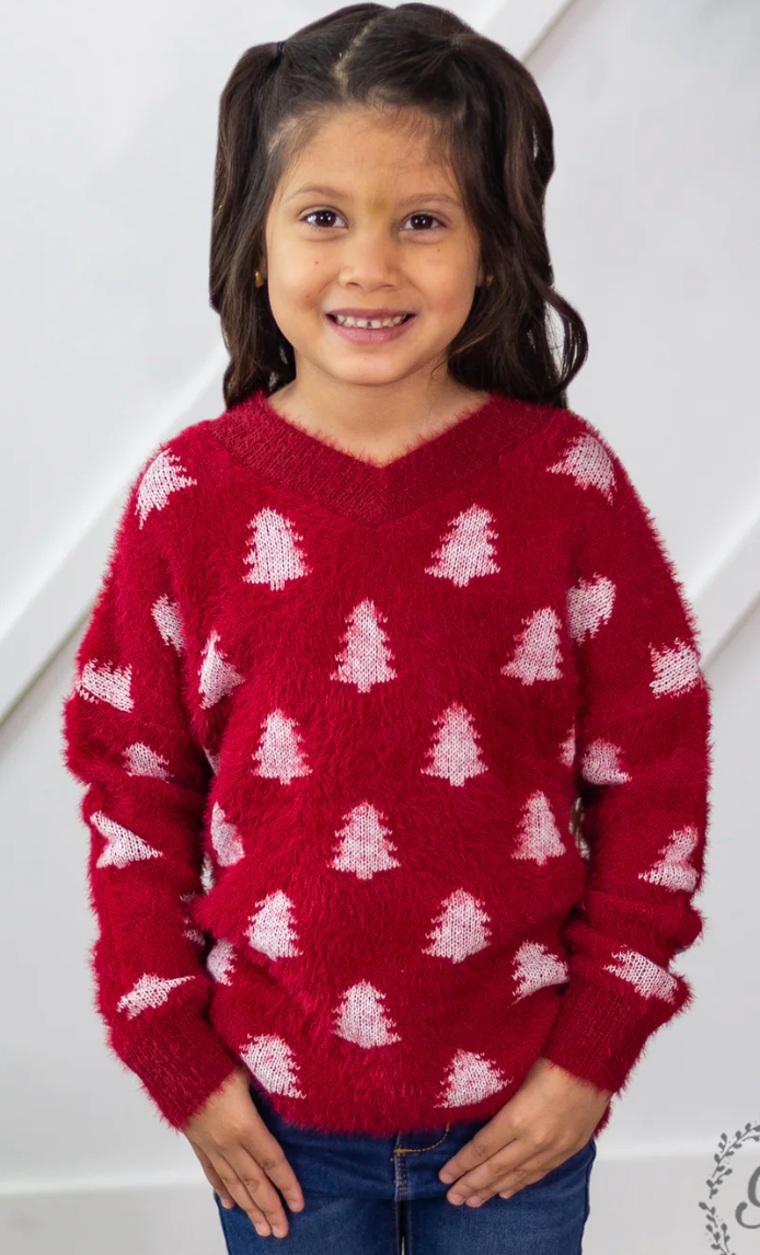 Kids Christmas Tree Sweater