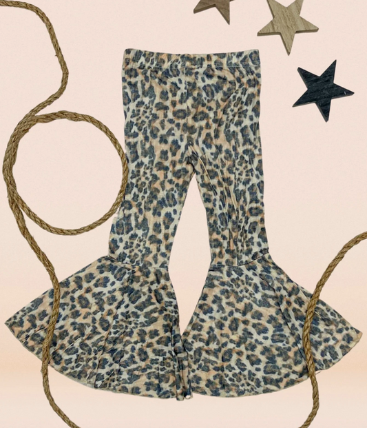 Kids Leopard Flares