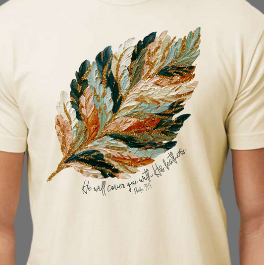 Covered with Feathers Tee