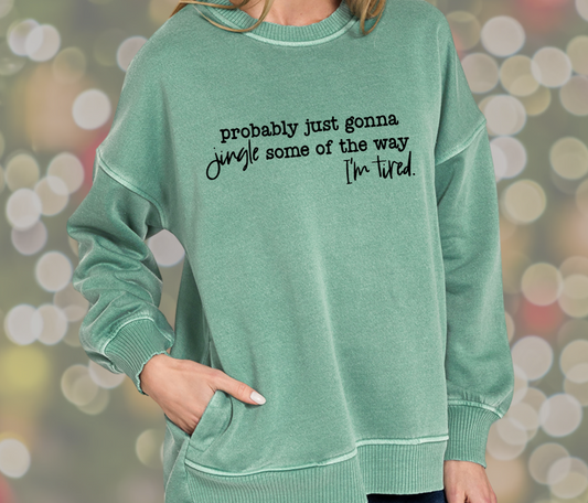 Jingle Pigment Dyed Sweatshirt