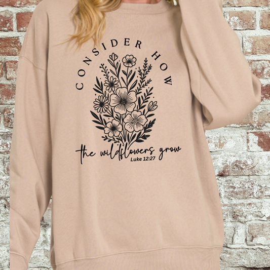 Consider the Flowers Sweatshirt