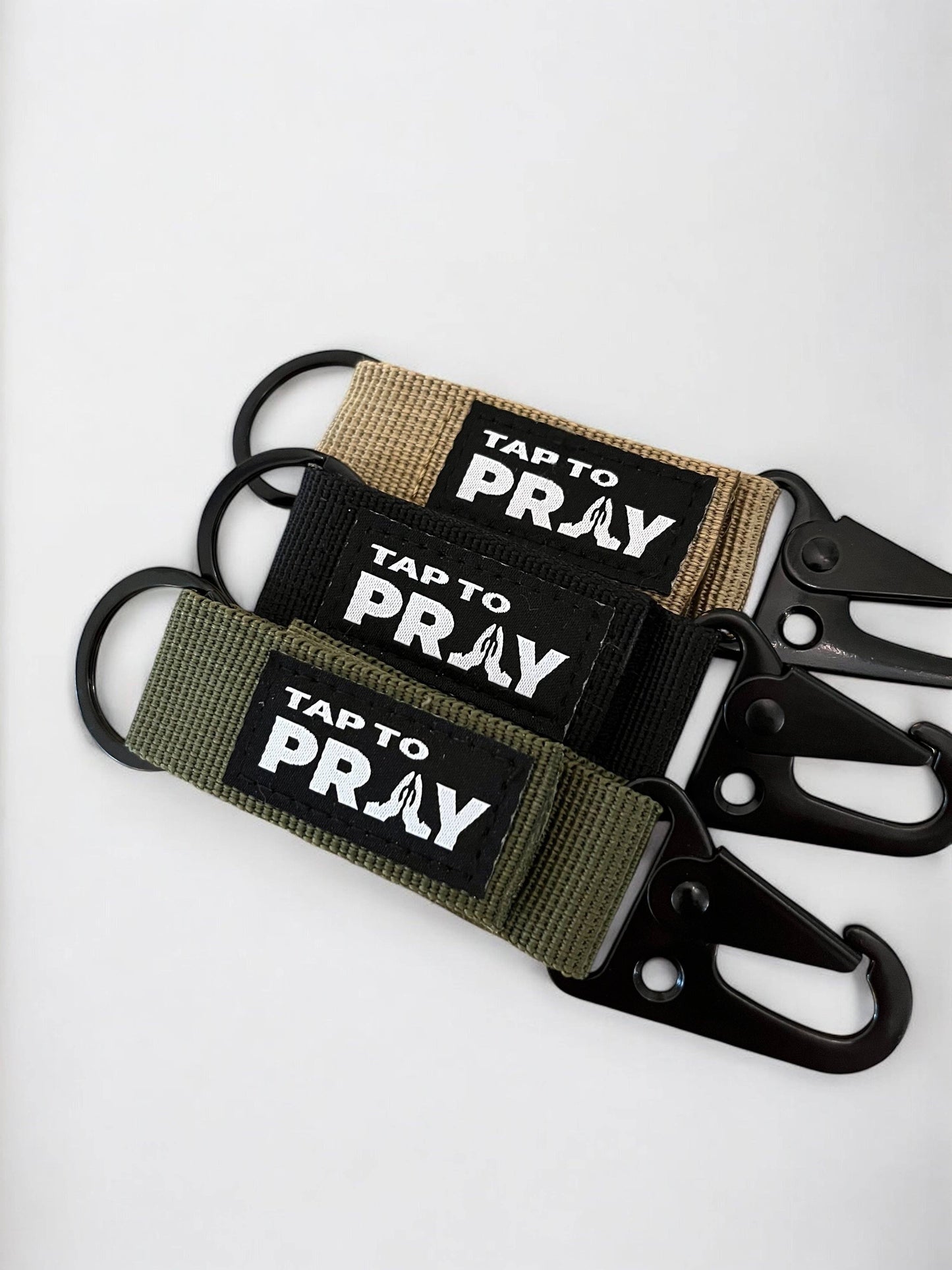 Tap To Pray™ - Carabiner Keychain