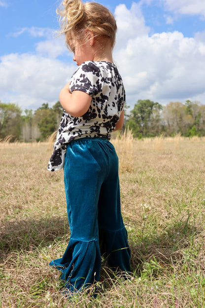 Velvet Kids Bell Bottom Pants - 4 Colors