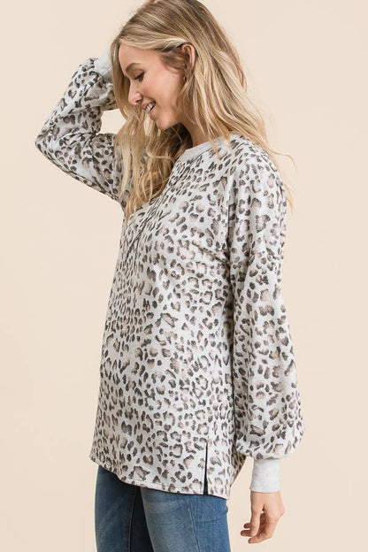 Leopard  Sweatshirt