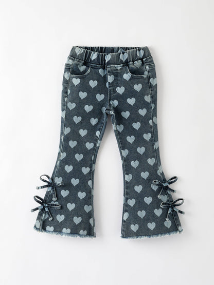 Kids Heart Denim Bells