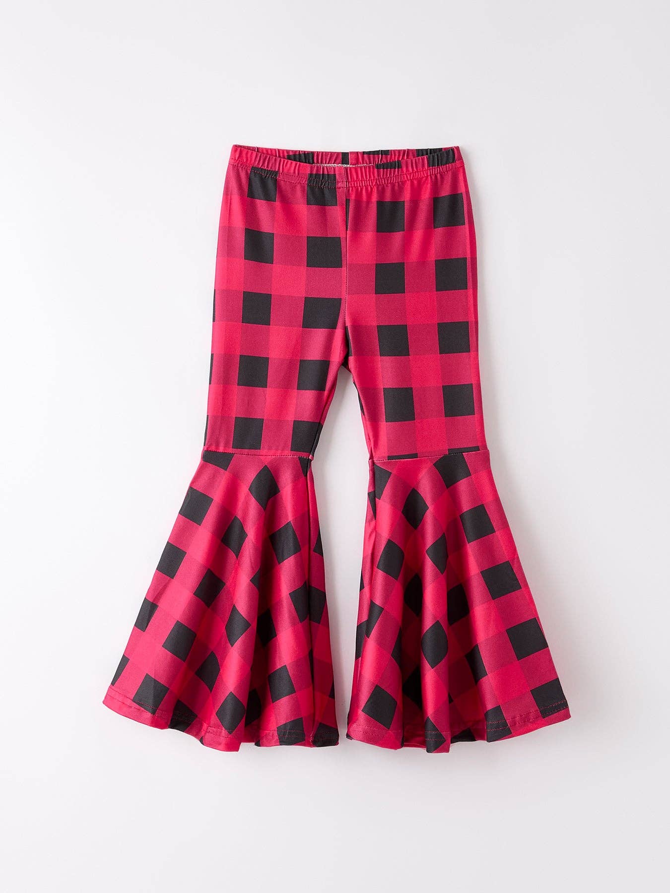 Buffalo Plaid Bell-Bottoms