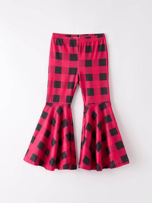 Buffalo Plaid Bell-Bottoms