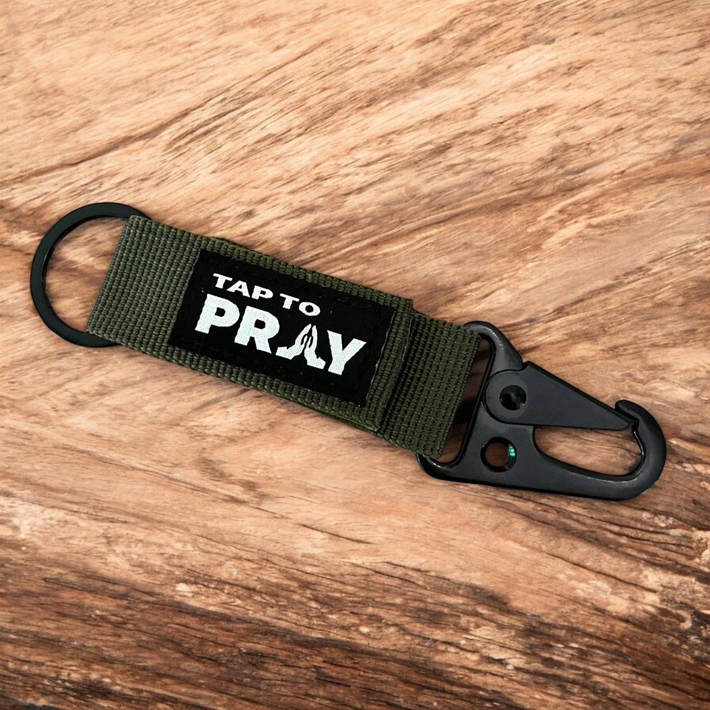 Tap To Pray™ - Carabiner Keychain