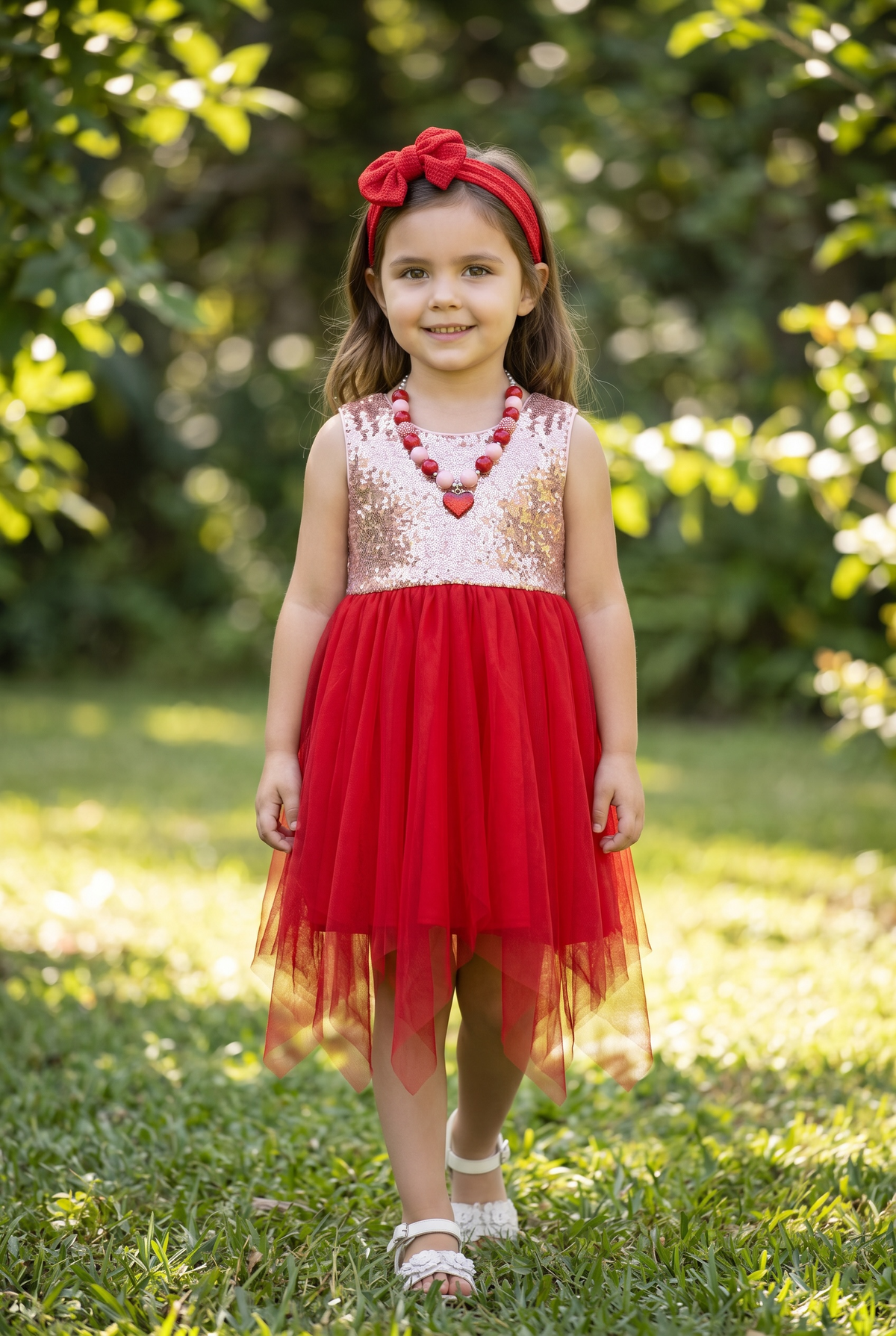 Sequins Tulle Dress