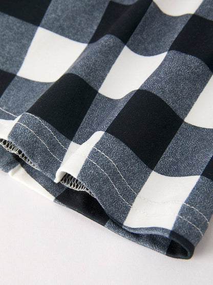 Girls Black And White Bells