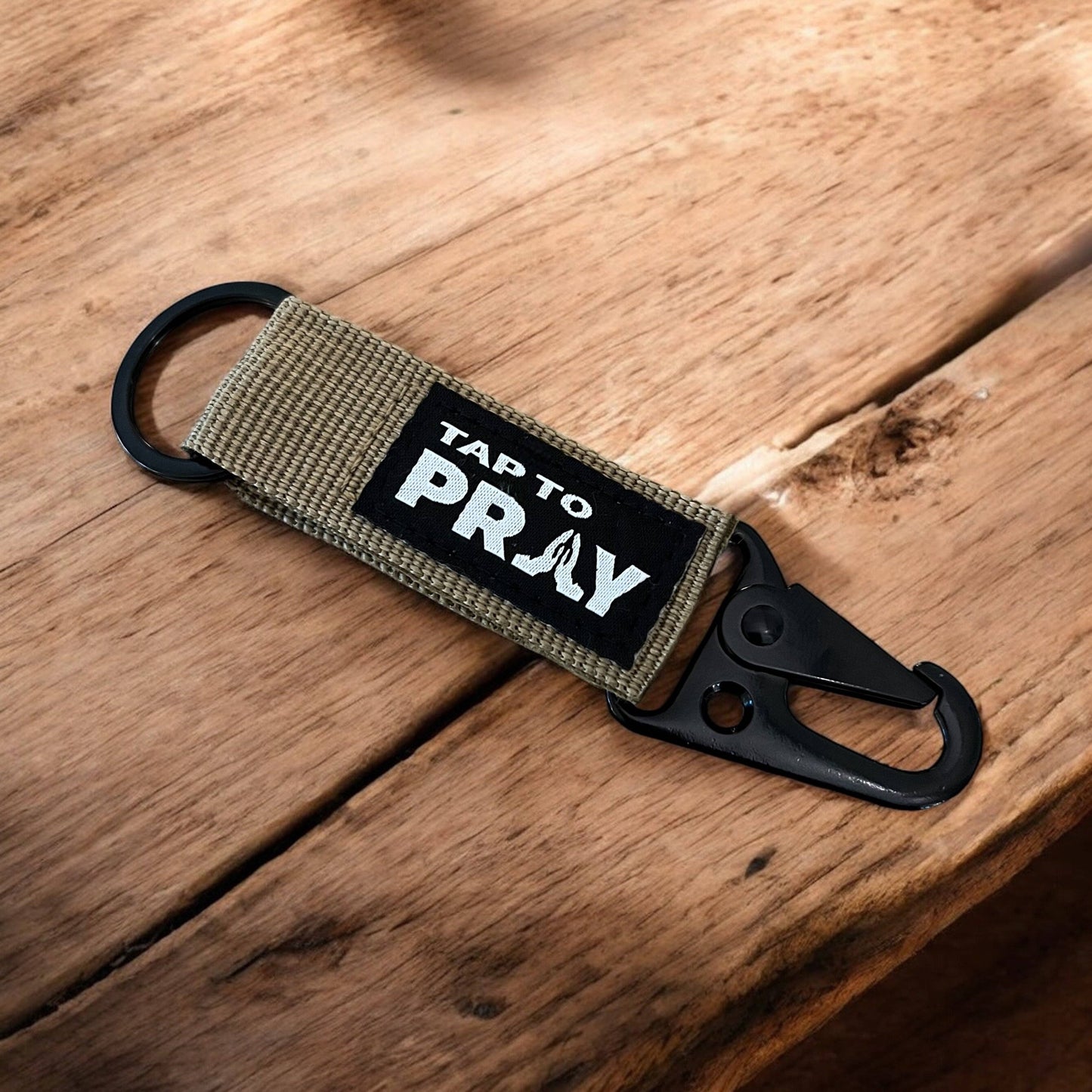 Tap To Pray™ - Carabiner Keychain