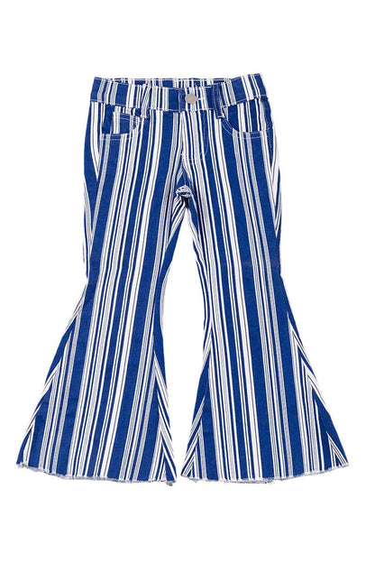 Stripe Bootcut Jean