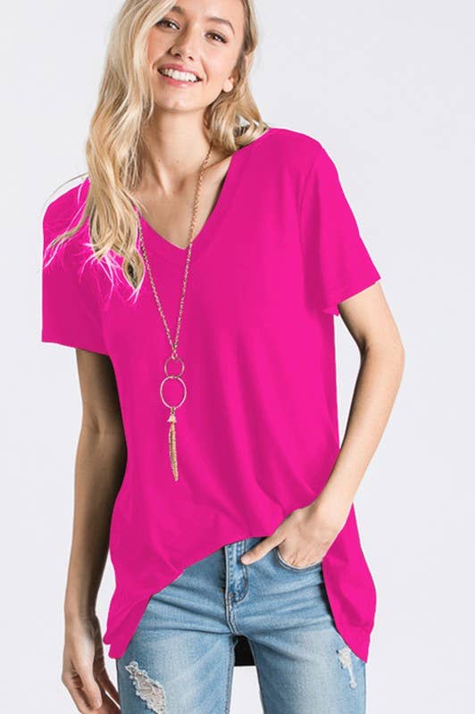 Fuschia Solid Top