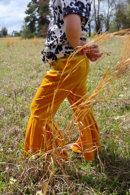 Velvet Kids Bell Bottom Pants - 4 Colors