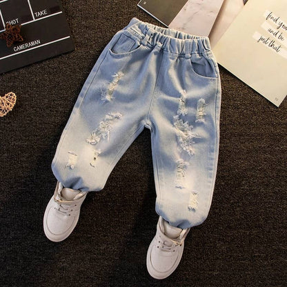 Light Ripped Denim Jeans