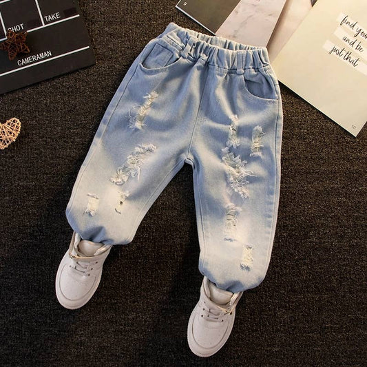 Light Ripped Denim Jeans