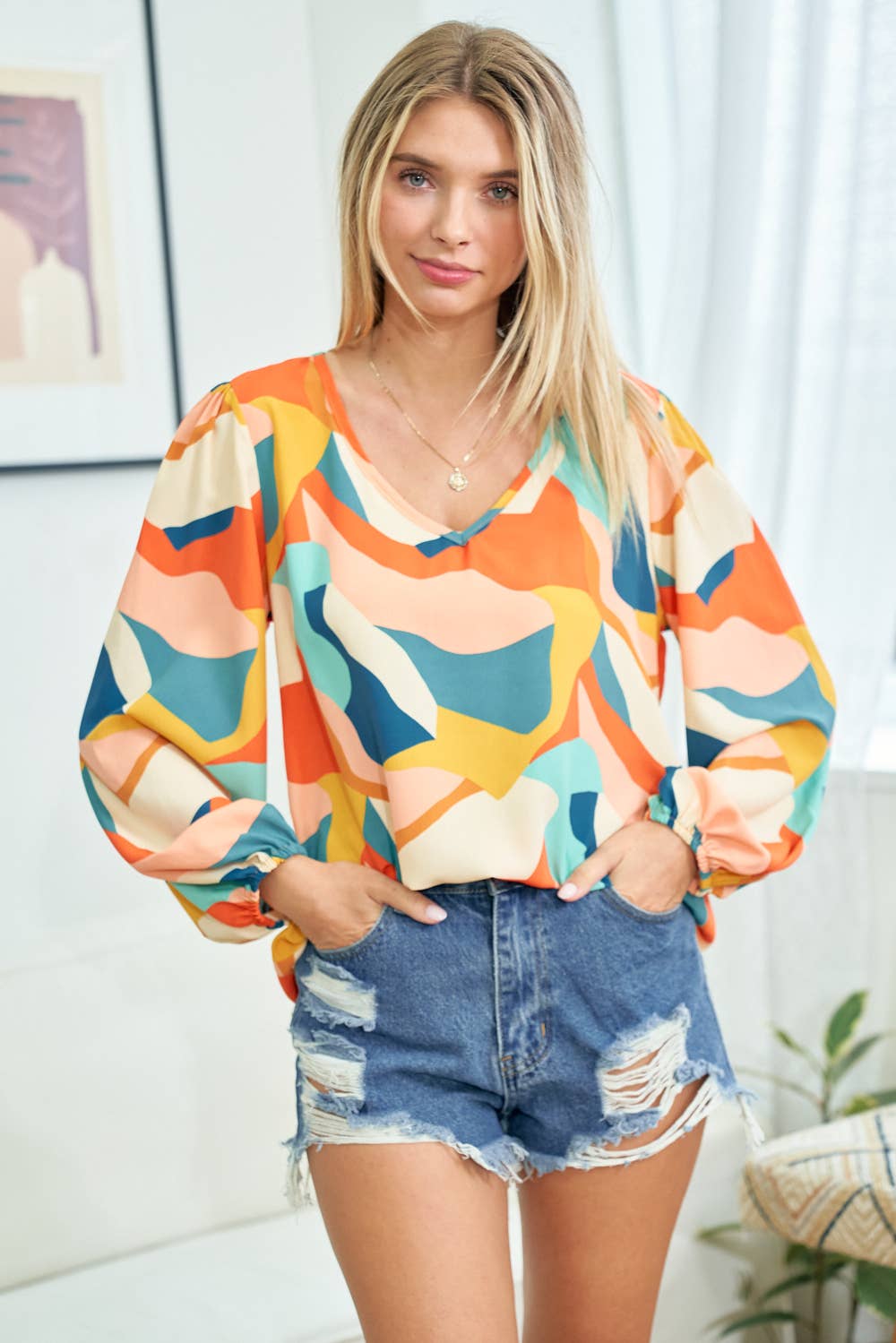 Thats so Wavy Blouse