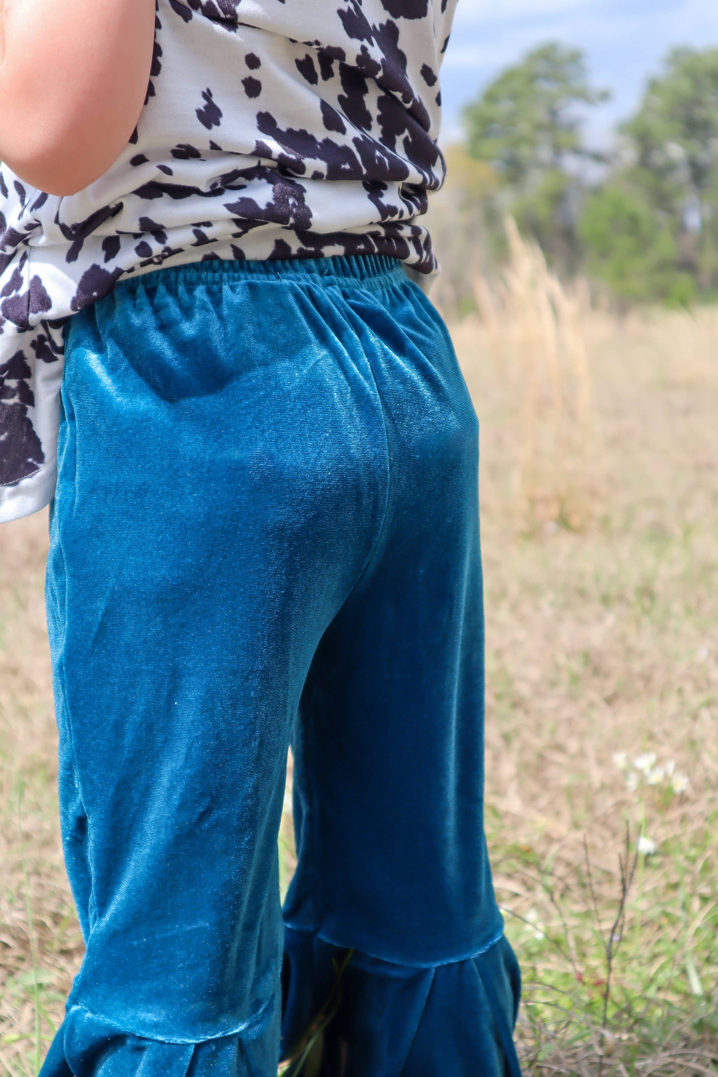 Velvet Kids Bell Bottom Pants - 4 Colors