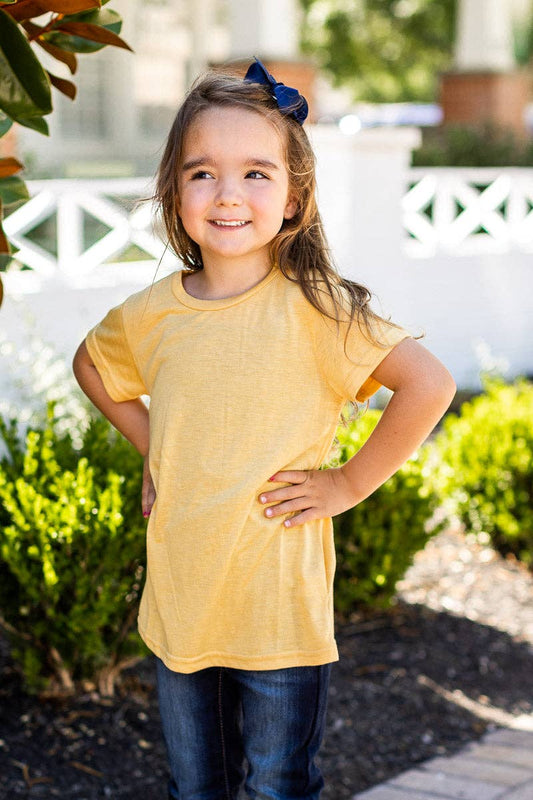 Girls' Mustard Tee