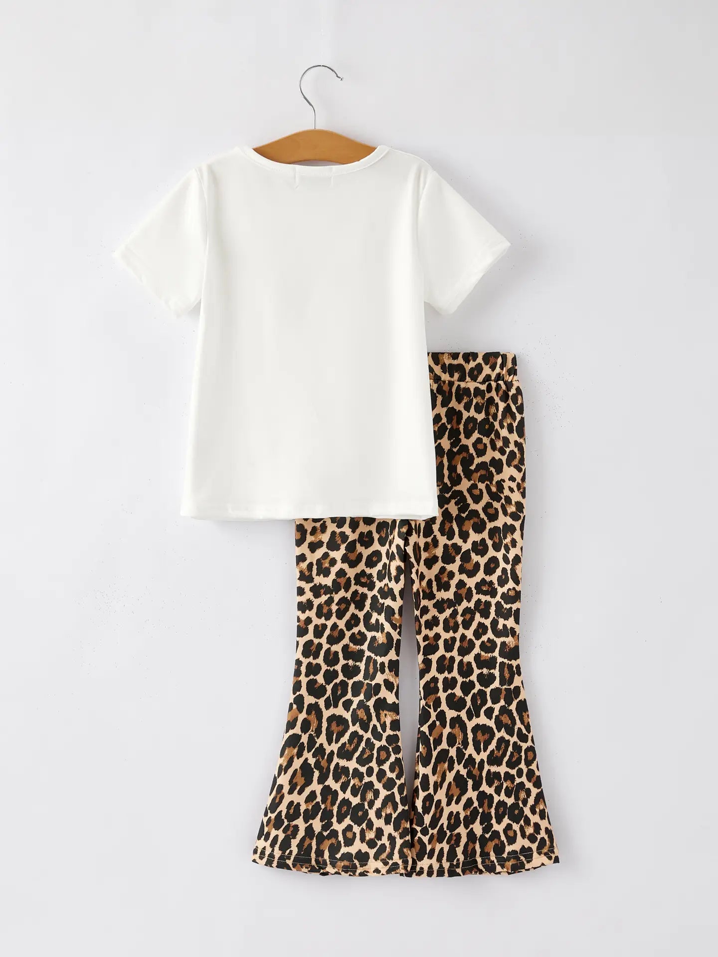 Girls Leopard Flare